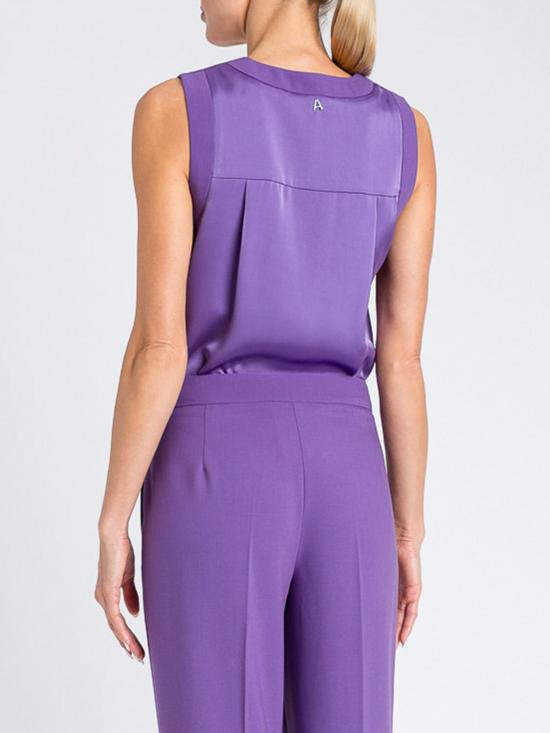 25FW 액티튜드 트윈세트 베스트 252AP2292 12561 Violet - ACTITUDE TWINSET