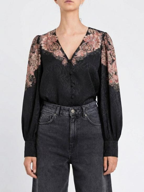 25FW 트윈셋 블라우스 252TP2046 12742 Black