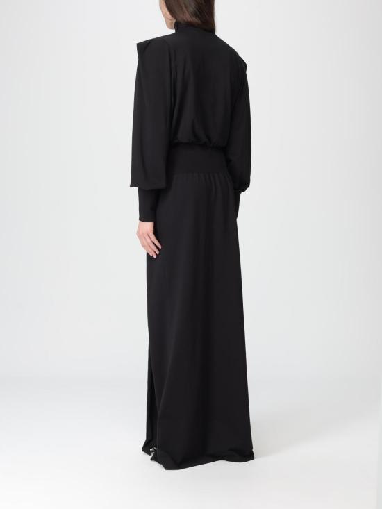 25FW 베르사체 롱 원피스 79HAO976J0089 899 Black - VERSACE