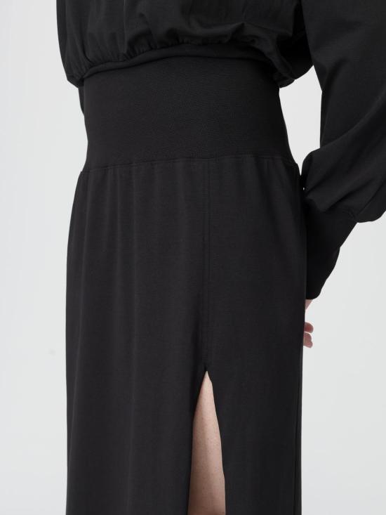 25FW 베르사체 롱 원피스 79HAO976J0089 899 Black - VERSACE