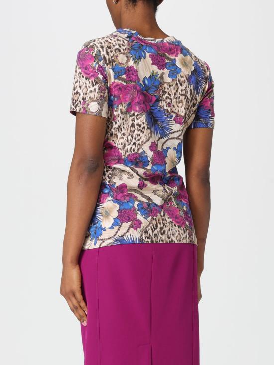 25FW 저스트까발리 반팔 티셔츠 79PAHE07CJ112 R69 Beige - JUST CAVALLI