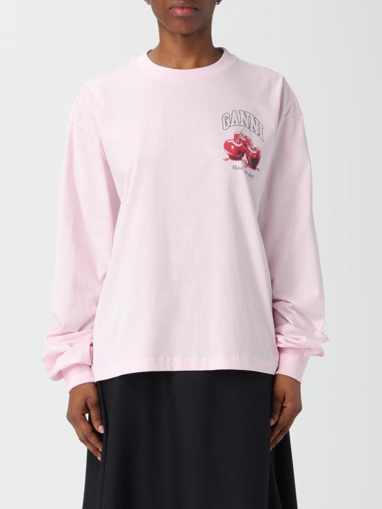 26SS 가니 반팔 티셔츠 A1050059 868 Pink