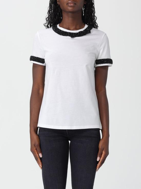 25FW 막스마라 스튜디오 반팔 티셔츠 2526976013600 009 White