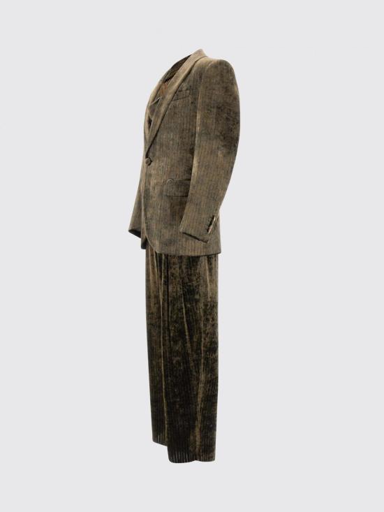 25FW 엠포리오 아르마니 수트 세트 EM004187TE18451 U6203 Brown - EMPORIO ARMANI