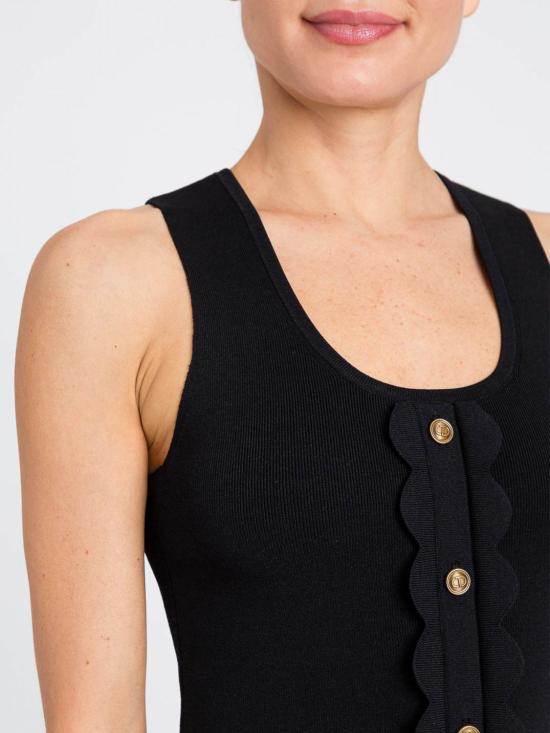 25FW 트윈셋 탑 252TP3202 00006 Black - TWINSET