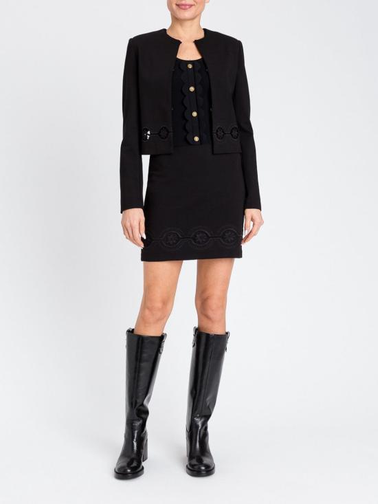 25FW 트윈셋 탑 252TP3202 00006 Black - TWINSET