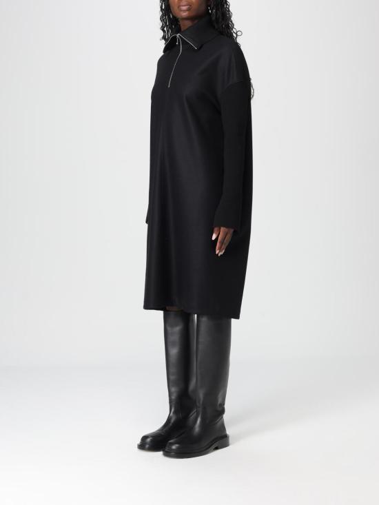 25FW 질샌더 롱 원피스 J02CT0531J40044 001 Black - JIL SANDER