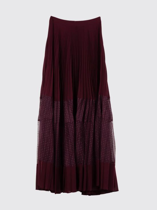 25FW 트윈셋 롱 스커트 252TP2642 05609 Wine - TWINSET