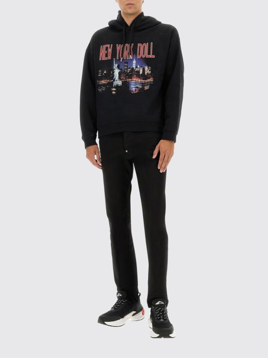 25FW 디스퀘어드2 긴팔 티셔츠 S71GU0746S25516 900 Black - DSQUARED2