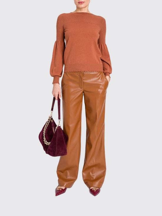 25FW 트윈셋 가죽 팬츠 252TP2231 12724 Multicolor - TWINSET