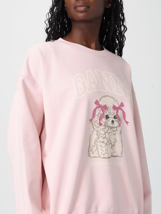 26SS 가니 푸들 스웻셔츠 A1060026 868 Pink - GANNI