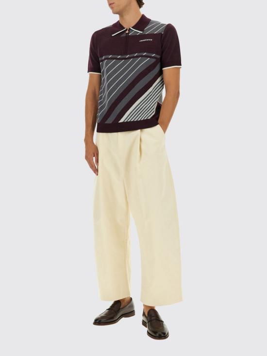 25FW 카사블랑카 폴로 티셔츠 MAW25KW11 01 Violet - CASABLANCA