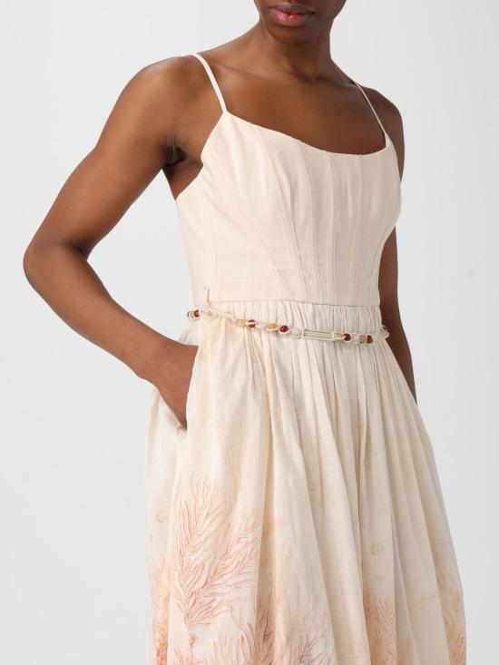 26SS 짐머만 롱 원피스 6881DRS262 CTOL White - ZIMMERMANN