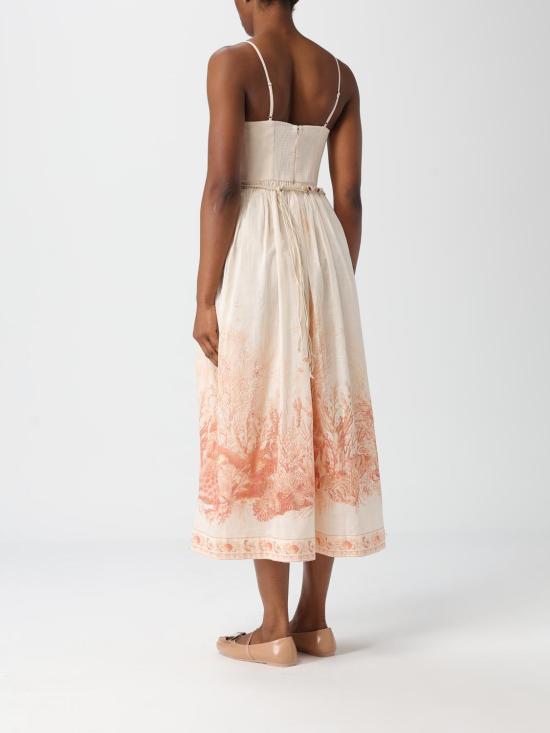 26SS 짐머만 롱 원피스 6881DRS262 CTOL White - ZIMMERMANN