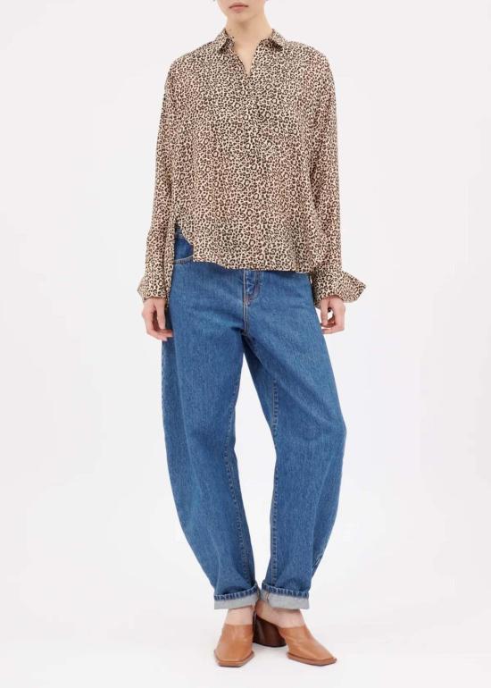  오디 블라우스 하보타이 레오  카페 느와르