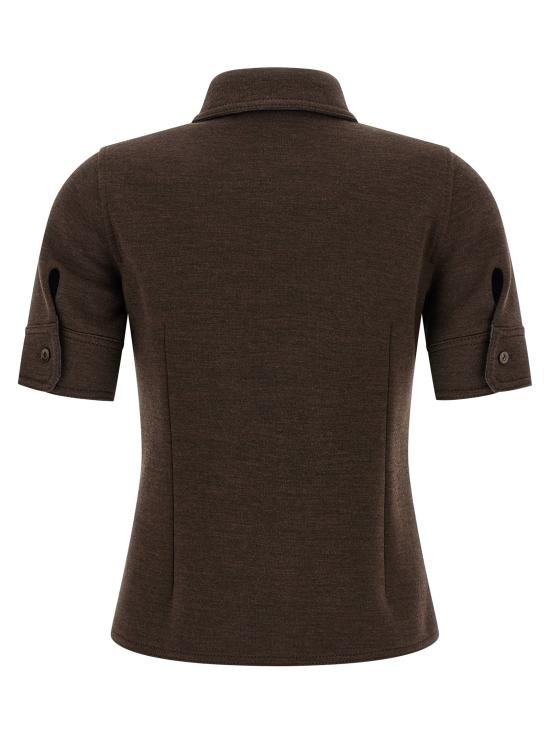 25FW 구찌 울 코튼 저지 셔츠 836442Z7AXV2063 - GUCCI