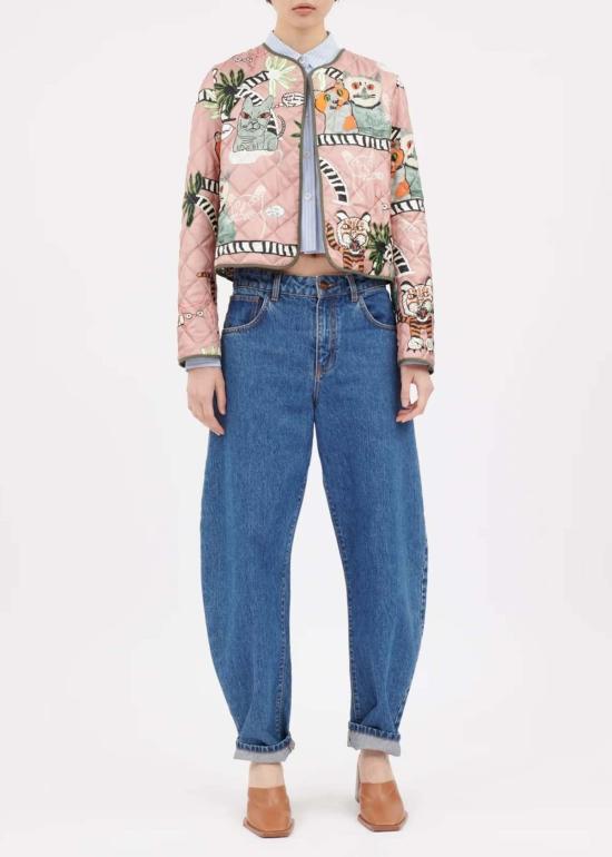  오디 자켓 캣츠 앤 타이거스 재킷 블러쉬