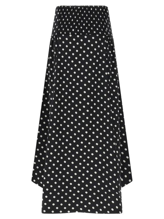 26SS 가니 도트 새틴 코르셋 스커트 A1090065099 - GANNI