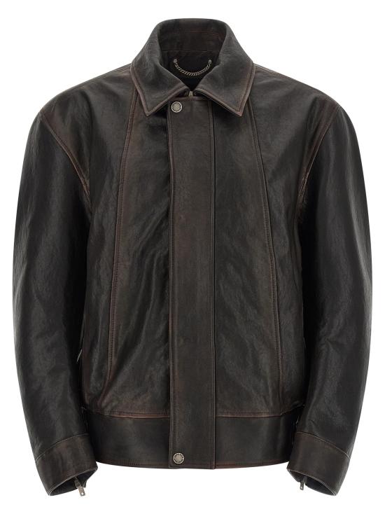 26SS 골든구스 가죽 자켓 GMP02531P0023014024940249