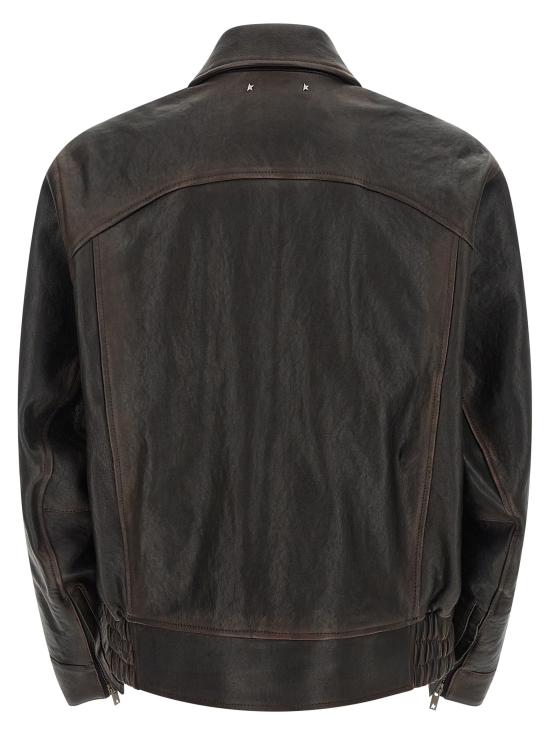 26SS 골든구스 가죽 자켓 GMP02531P0023014024940249 - GOLDEN GOOSE