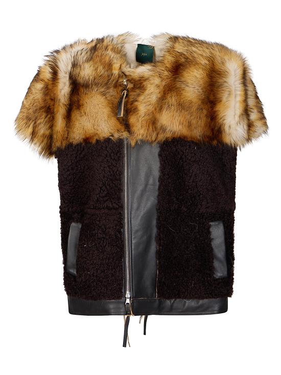25FW 제지아 베스트 MW25MJDMJD526PATEX67 J0250 Mixed fur colors