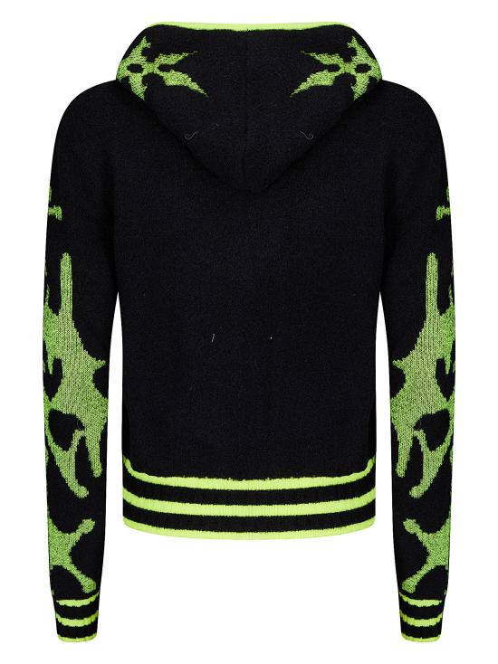 25FW 초포바 로위나 후드 티셔츠 5257 BLACKANDYELLOW BLACK AND YELLOW - CHOPOVA LOWENA