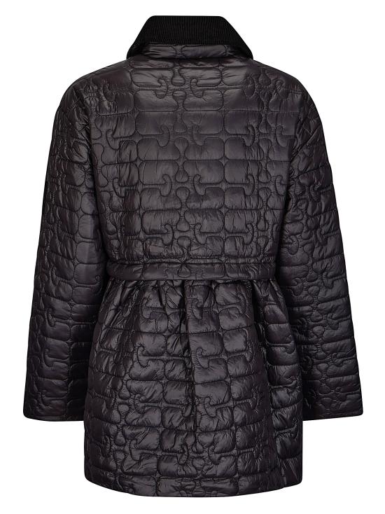 25FW 가니 퀼팅 미디 자켓 W0964 252 PHANTOM - GANNI