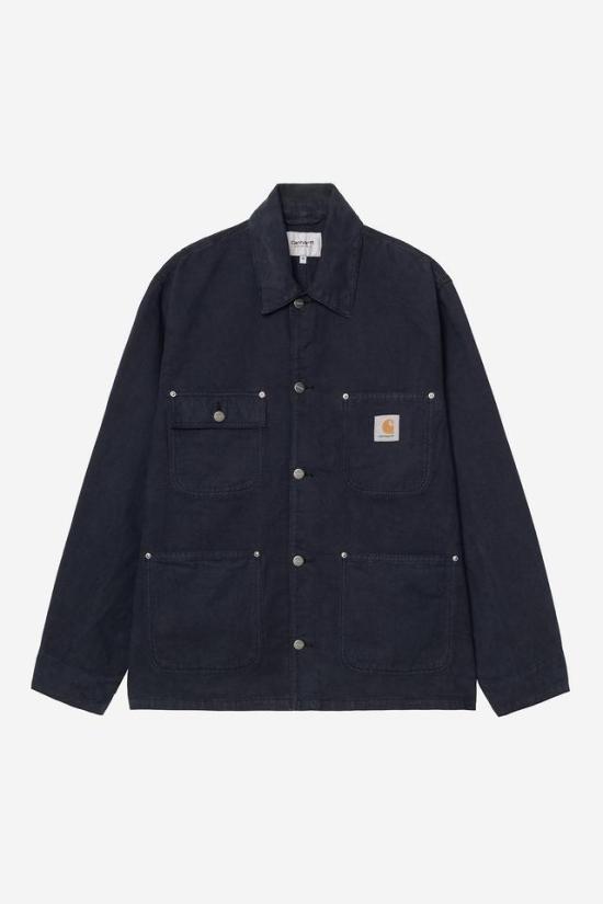  칼하트 WIP 월터 초어 코트 I035552 1CGD DARK NAVY DOM
