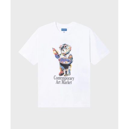  마켓 반팔 티셔츠 MKTM241PRTS014WH WHITE DOM