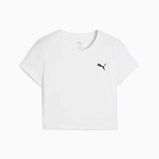  푸마 반팔 티셔츠 63186502 PUMA White DOM
