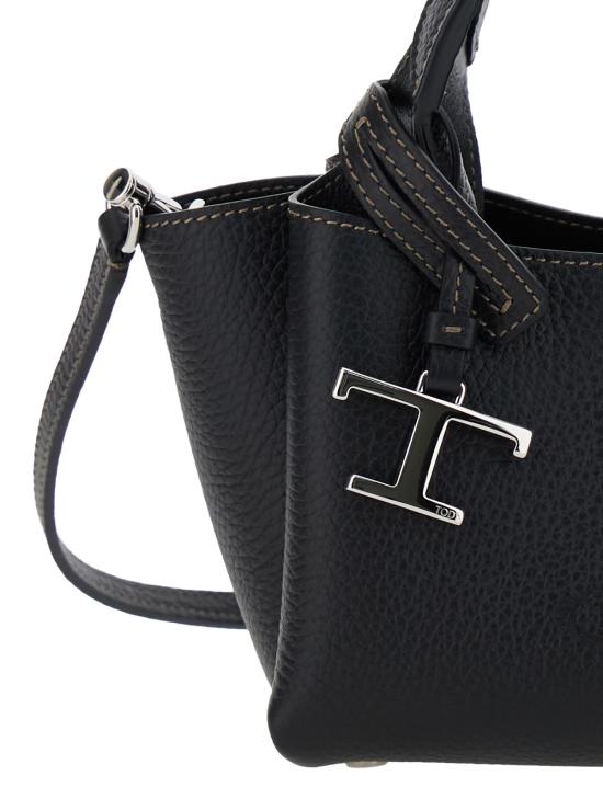 25FW 토즈 토트백 XBWAPAFL000QRIB999 Black - TODS