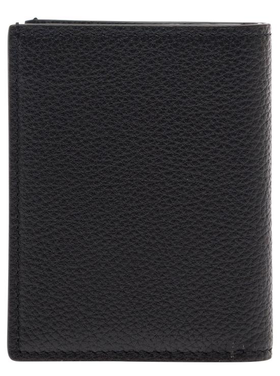 26SS 톰포드 그레인 레더 로고 폴디드 카드 홀더 Y0279LCL158SNAA Black - TOMFORD