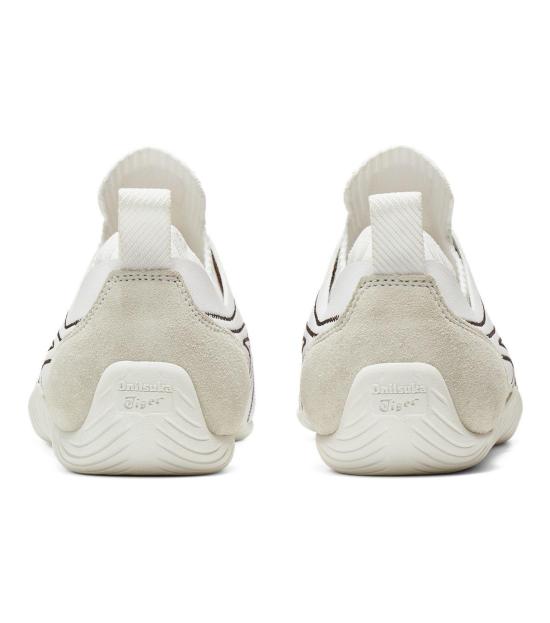  오니츠카타이거 스크로우 1183B969 100 WHITE BLACK DOM - ONITSUKA TIGER