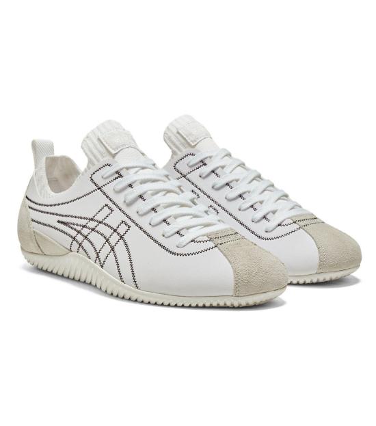  오니츠카타이거 스크로우 1183B969 100 WHITE BLACK DOM - ONITSUKA TIGER