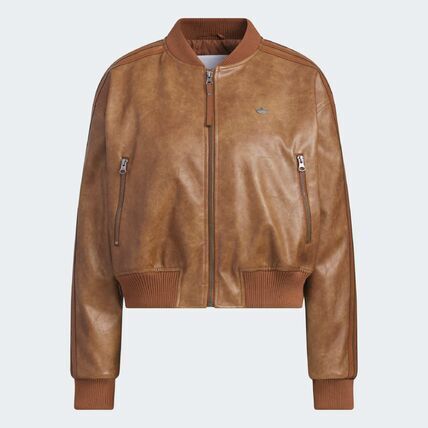  아디다스 가죽 자켓 KC2655 Preloved Brown DOM