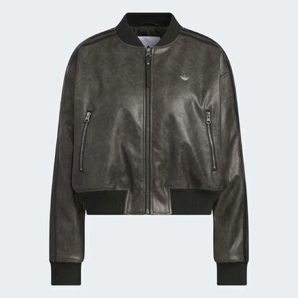  아디다스 가죽 자켓 KC2656 Black DOM