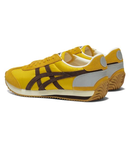  오니츠카타이거 캘리포니아 78 스니커즈 1183C401 750 SUNFLOWER YELLOW LICORICE BROWN DOM - ONITSUKA TIGER