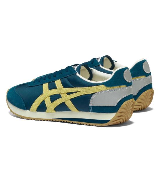  오니츠카타이거 캘리포니아 78 스니커즈 1183C401 400 MAKO BLUE WHEAT YELLOW DOM - ONITSUKA TIGER