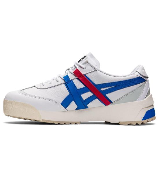  오니츠카타이거 델리게이션 EX 1183A559 101 WHITE ELECTRIC BLUE DOM - ONITSUKA TIGER