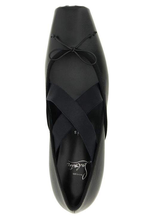 26SS 크리스챤 루부탱 플랫 슈즈 1260083B439 Black - CHRISTIAN LOUBOUTIN