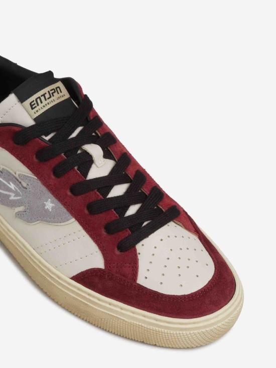 25FW 엔터프라이즈 재팬 스니커즈 BG5015PX559S3878 MILK BORDEAUX BLACK Red - ENTERPRISE JAPAN