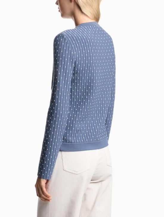 25FW 엠포리오 아르마니 가디건 EW002682AF19366FB007 BLUE - EMPORIO ARMANI