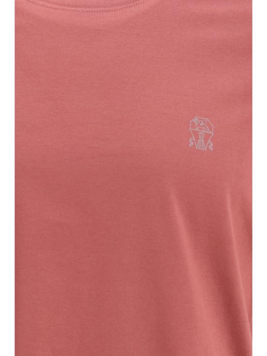 26SS 브루넬로 쿠치넬리 반팔 티셔츠 M0B138440 CMZ07 RED - BRUNELLO CUCINELLI