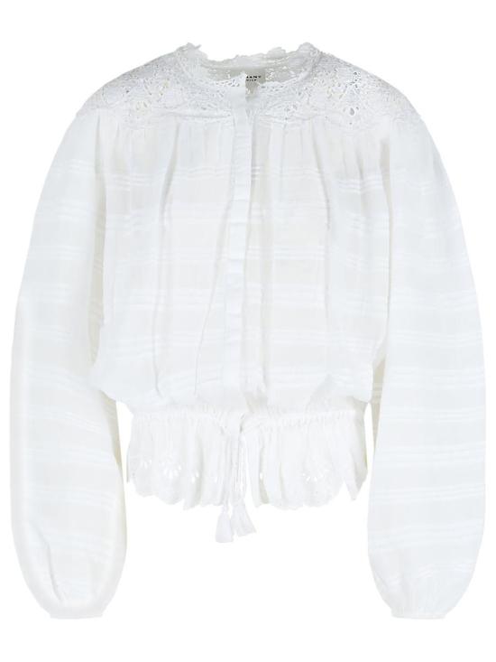 26SS 이자벨마랑에뚜왈 블라우스 HT0767FA D1J05E20WH WHITE