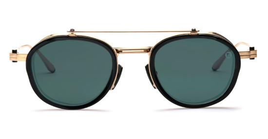 25FW 아코니 안경 AKS 512A 46 GOLD BLACK RHODIUM