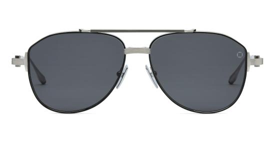 25FW 아코니 안경 AKS 521B 57 SILVER BLACK