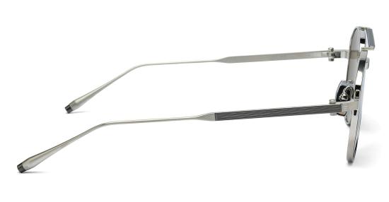 25FW 아코니 안경 AKS 521B 57 SILVER BLACK - AKONI