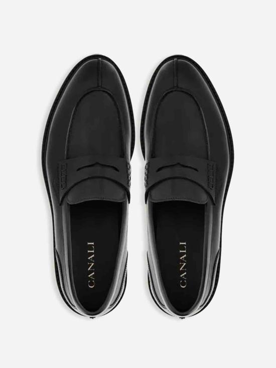 25FW 카날리 로퍼 661211 110 Black - CANALI
