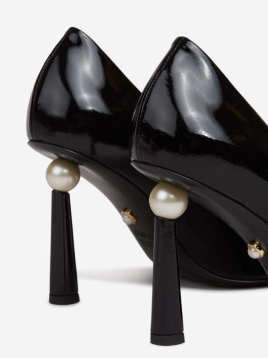 25FW 알레비 뮬/슬리퍼 L26W4001 R 1261997 BLACK Red - ALEVI