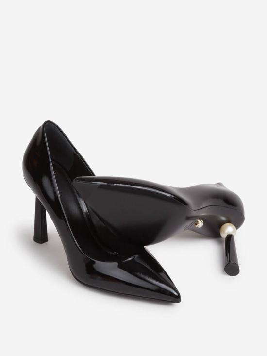 25FW 알레비 뮬/슬리퍼 L26W4001 R 1261997 BLACK Red - ALEVI